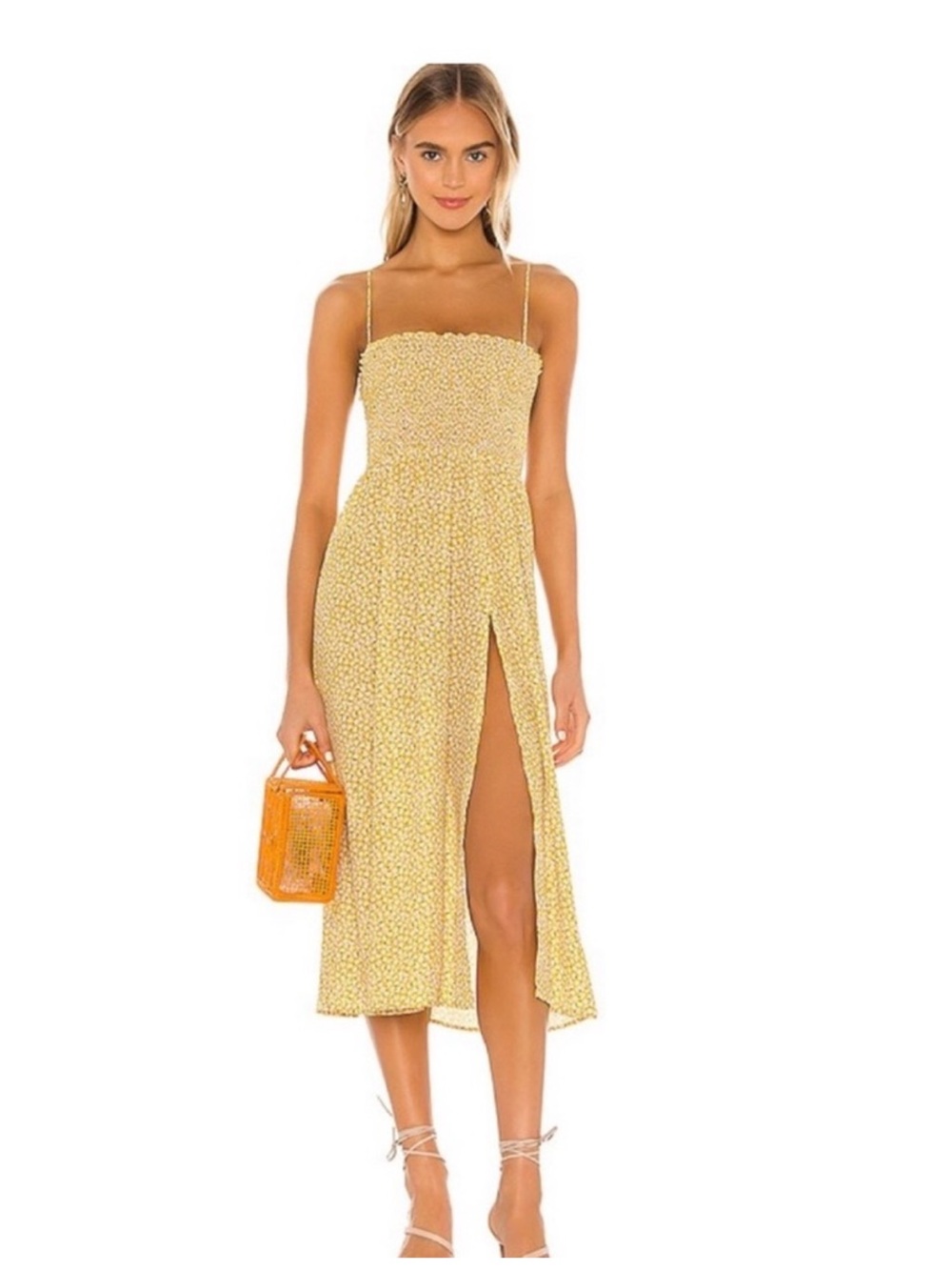 RESA Ashley Midi Dress in Honeysuckle Floral